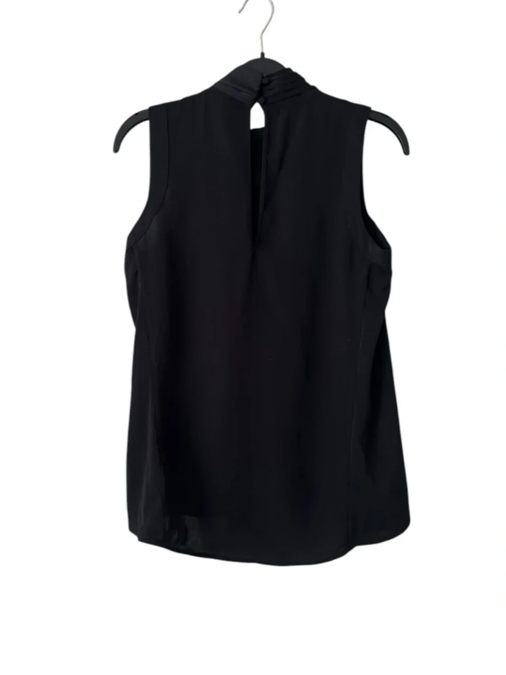 H&M Sleeveless Tie Front Blouse in Black - Picture 3 of 3